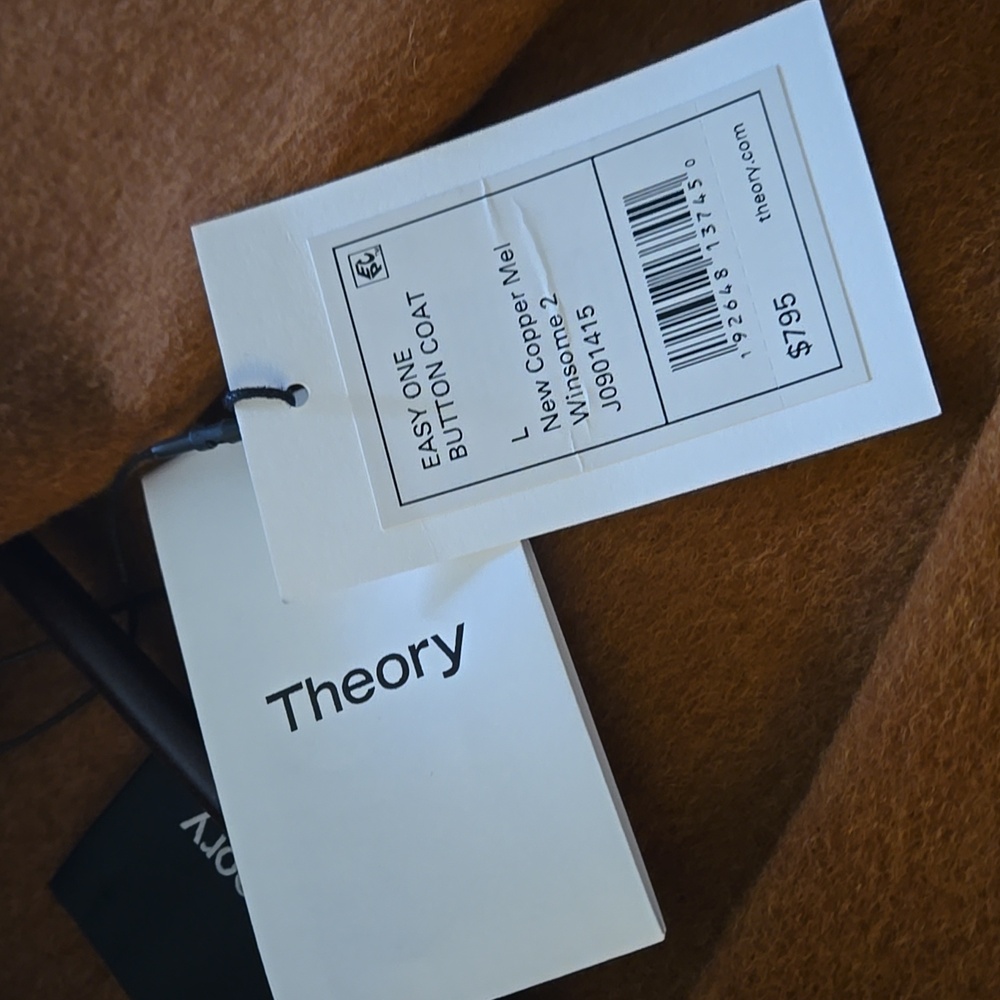 Theory Easy One-Button Coat In Double-Face Wool-C… - image 4